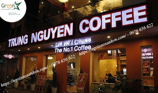 biển quảng cáo quán cafe