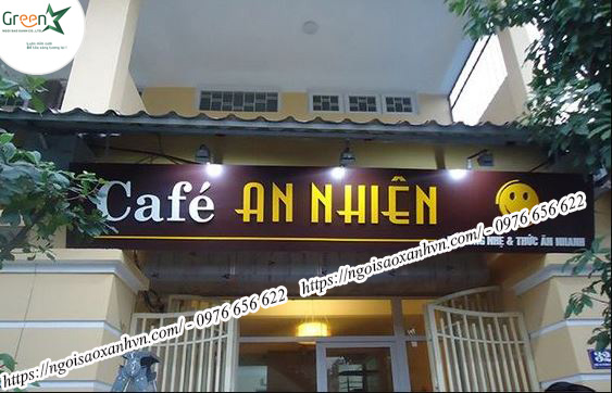 biển quảng cáo quán cafe